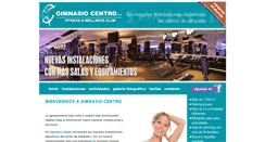 Desktop Screenshot of gimnasiocentro.com